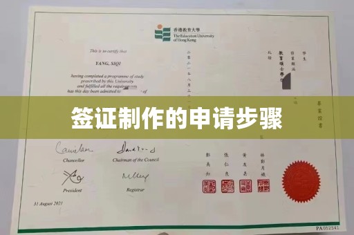 阳信签证制作的申请步骤