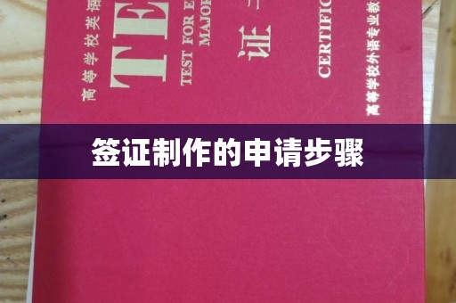 阳信签证制作的申请步骤