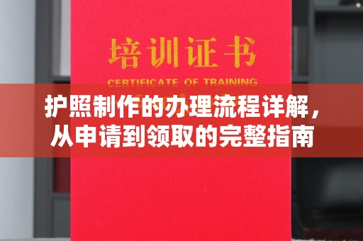 阳信护照制作的办理流程详解，从申请到领取的完整指南