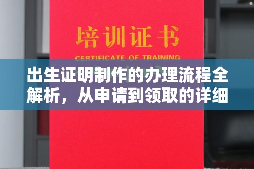 阳信出生证明制作的办理流程全解析，从申请到领取的详细指南