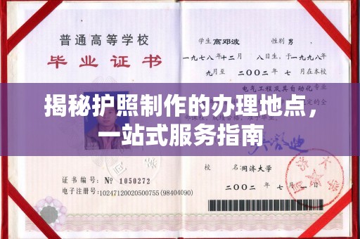 阳信揭秘护照制作的办理地点，一站式服务指南
