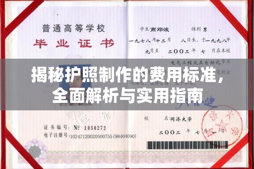 阳信揭秘护照制作的费用标准，全面解析与实用指南