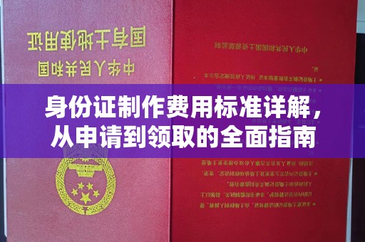 阳信身份证制作费用标准详解，从申请到领取的全面指南